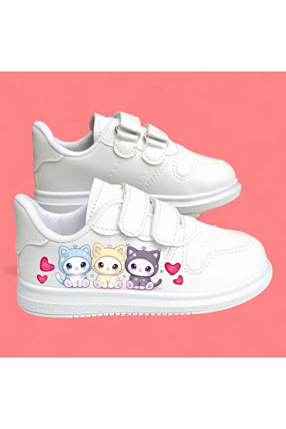 amazoondesing Helo kuro-minikli  hello cat  cumonno baskılı kız  çocuk okul s...