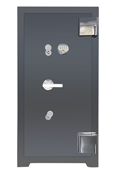 HAKAN KASA Tek Kapılı Özel Dolgulu & Yangına Dayanıklı ÖTK-150 - Siyah