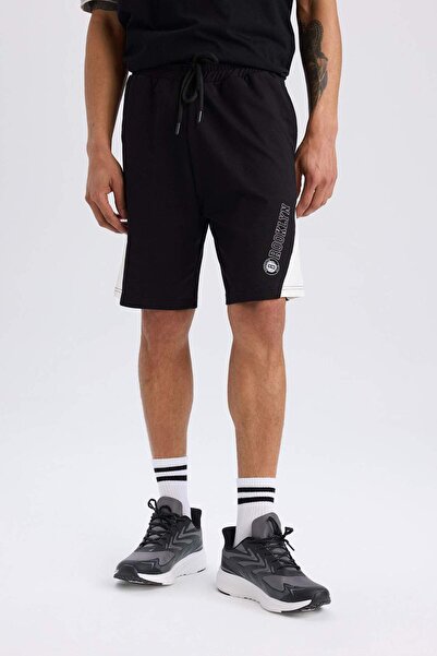 DeFacto NBA Brooklyn Nets Beli Bağcıklı Cepli Kısa Paça Şort C9253AX24AU