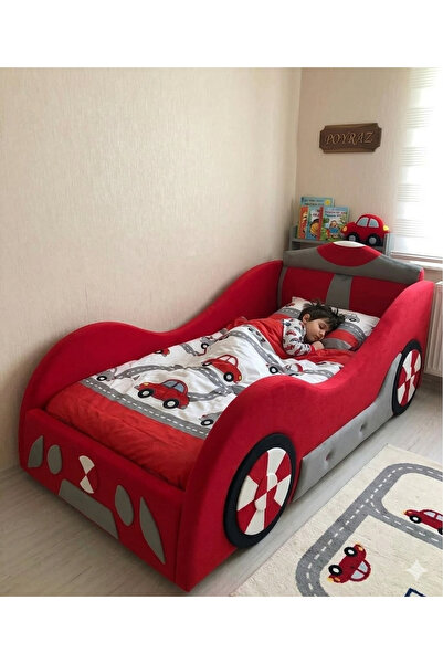 Puf Bebe Montessori Her Tarafı Yumuşacık Puf 90x190 Arabalı Bebek Ve Çocuk Ya...