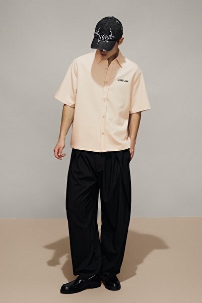 Bershka Kısa kollu nakışlı tişört