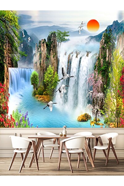 dreamwall Manzara Duvar Kağıdı,şelale Duvar Kağıdı,orman,hayvanlar,kuşlar,tek...