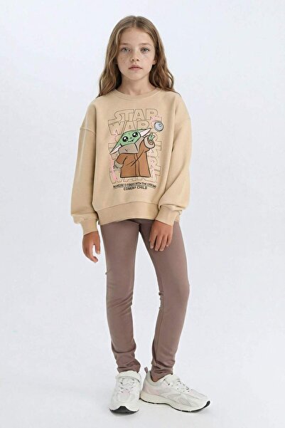 DeFacto Κολάν με στάμπα κανονικού μεγέθους για κορίτσια D6550A824WN