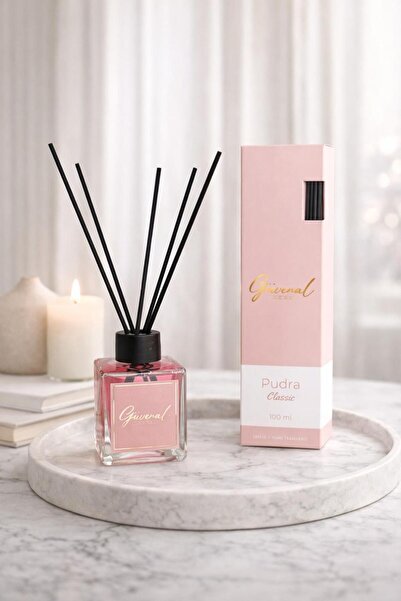 Benevole GVNL | Aura Serisi Bambu Çubuklu Oda Kokusu 100 ml - Pudra