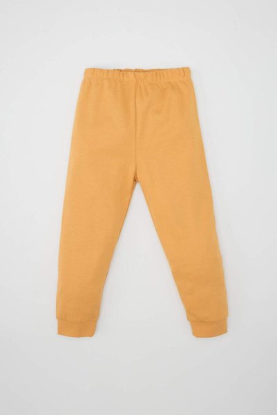 DeFacto Pijama Takım Baskılı Uzun Kollu Üst Beli Lastikli Alt Erkek Bebek D3438A524WN