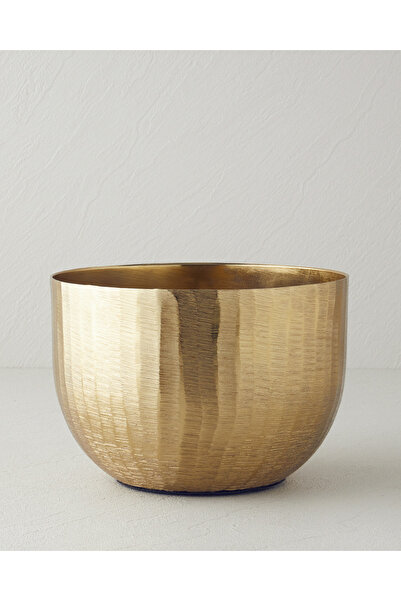 English Home Flena Metal Dekoratif Kase 20x20x14 cm Gold