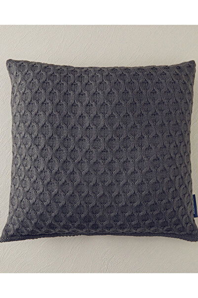 English Home Velvety Triko Kırlent Kılıfı Antrasit