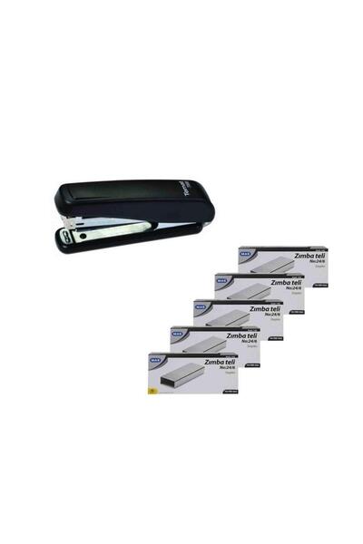 Temat 7000 Zımba Makinesi 24/6 Siyah 7000 + 5 Adet Tel