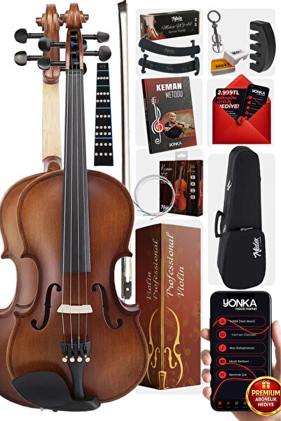 Midex Lma-544tys 4/4 Profesyonel Keman 4/4 Tam Boy (YASTIK SUSTURUCU YEDEK TE...