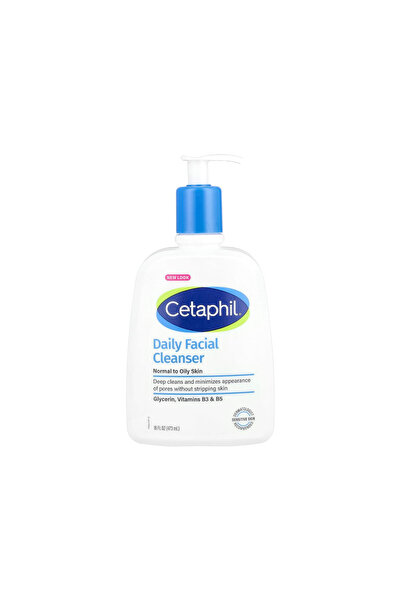 Cetaphil منظف يومي للوجه للبشرة الدهنية والحساسة 473 مل