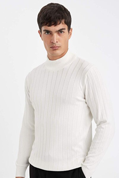 DeFacto Πλεκτό πουλόβερ με μισό ζιβάγκο με κανονική εφαρμογή D2943ax24au