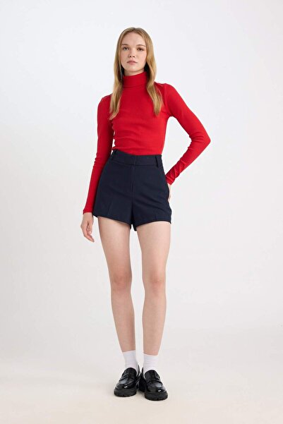 DeFacto Coool Slim Fit Pantaloni scurți de bază, drepti, cu talie obișnuită 3...