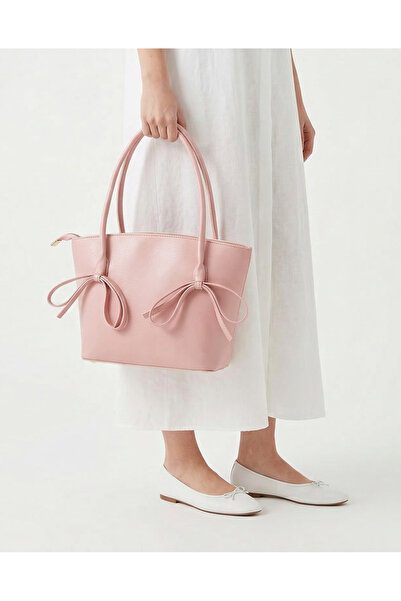 Çanta Trend Fiesta Model Women's Stylish Powder Hand and Shoulder Bag with Go...