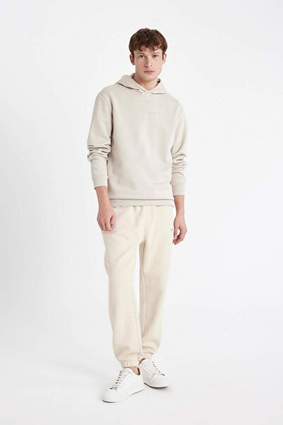 DeFacto Regular Fit Jogger-Jogginghose mit Reißverschlusstaschen und elastisc...