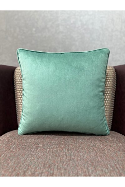 Fabricland غطاء وسادة من الحرير المخملي المستورد باللون الأخضر النعناعي مقاس ...