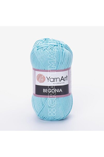 Yarnart بيجونيا - خيط حياكة يدوي مرسيريزي باللون الفيروزي-5353