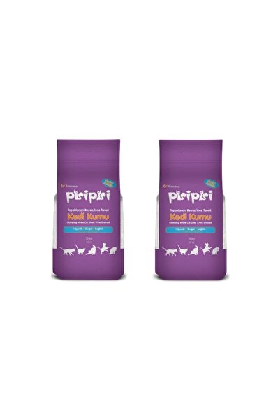 Pisipisi Pisi Pisi Kedi Kumu Pudra Kokulu Ince (10 KG,12 LİTRE) (2 Lİ AVANTAJ...