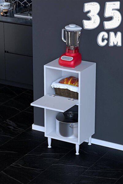 Modilayn Loya 32,5 cm Derinlik, 1 Küçük Kapaklı Çok Amaçlı Mutfak Dolabı (Far...