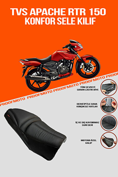 PROOFMOTO TVS APACHE RTR 150 Uyumlu Konfor Sele Kılıf