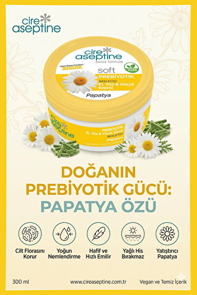 CIRE ASEPTINE Krem 300ml Prebiyotik Papatya