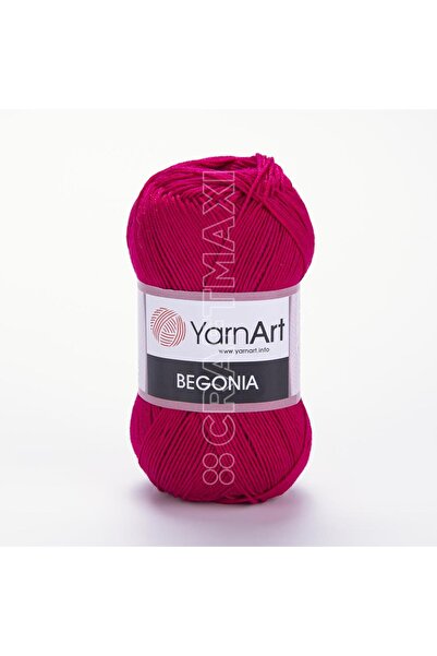 Yarnart BEGONIA - Fir de tricotat manual mercerizat FUCHIA-6358