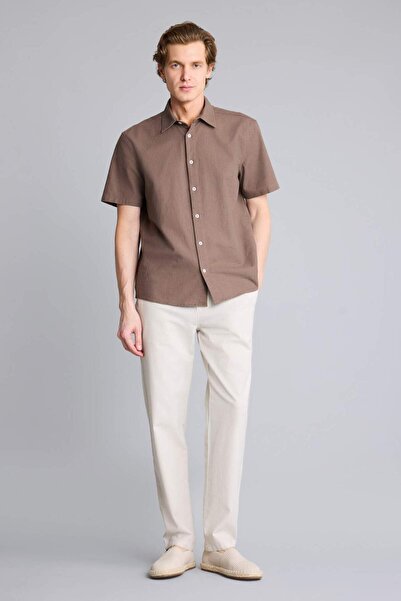 DeFacto Pantaloni de jogger, slim fit, cu picioare drepte, din bumbac, cu buz...