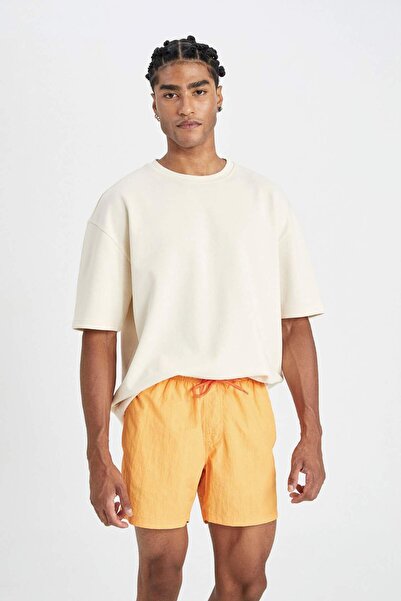 DeFacto Short Length Washed Swim Shorts - C0316AX24HS