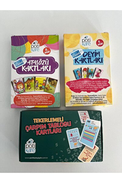 Pötikare Yayıncılık Eğitim Kartları Seti