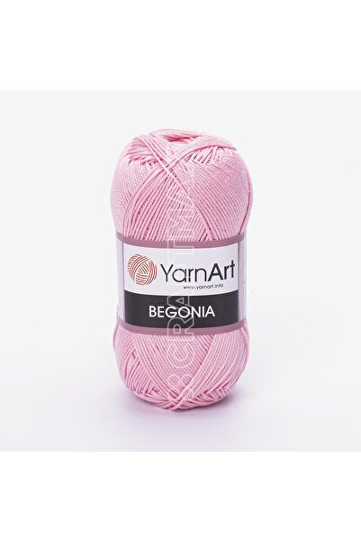 Yarnart BEGONIA - Fir de tricotat manual mercerizat ROZ DESCHIS-6313