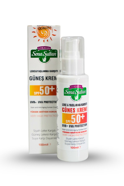 Lokman Sena Sultan Güneş Kremi SPF 50+ Yaşlanma & Leke Karşıtı
