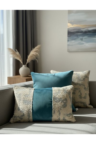 Merfico Water and Stone Throw Pillow Cover Pillow Set of 3 Pillows