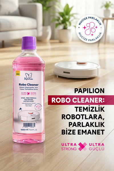 Papilion Robo-Sil Robot Süpürge Deterjanı 1000 ml Etkili Temizlik Hızlı Kuruy...