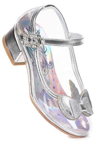 KARAMAZI Unicorn Girl's Heeled Evening Dress Transparent Shoes