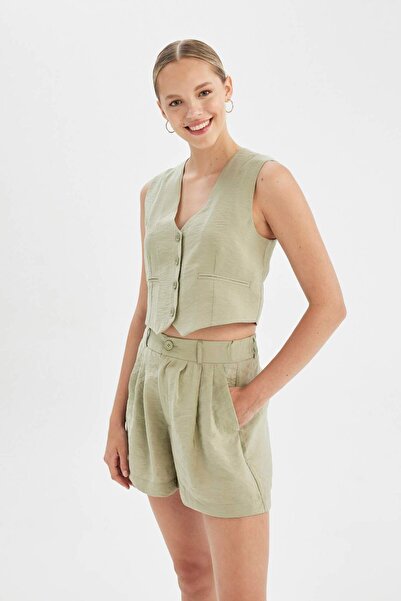 DeFacto Жилет-піджак Modal з V-подібним вирізом Regular Fit D4041AX24HS