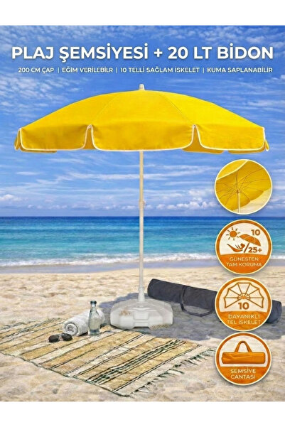 form outdoor Plaj Şemsiyesi 20lt. Bidonlu Taşıma Çantası Hediyeli