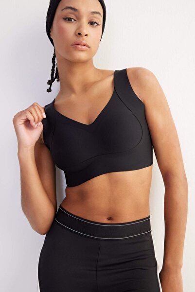 DeFacto V-Neck Heavy Fabric Sports Bra C5296Ax24Sm