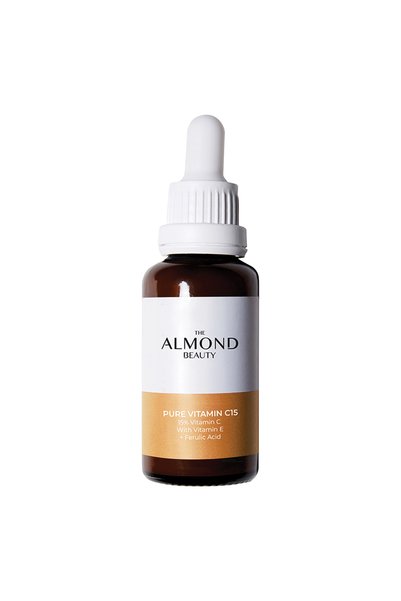The Almond Beauty فيتامين سي 15 النقي الليبوزومي مع فيتامين إي وحمض الفيروليك