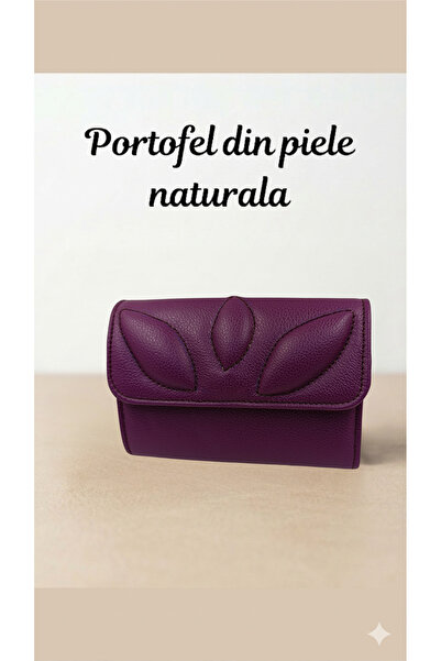 OEM Women's small Genuine Leather Wallet , trifold, with zipper, coin and car...