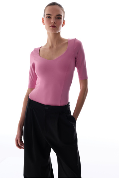 Penti Body Roz Trandafiriu Heart efect modelator