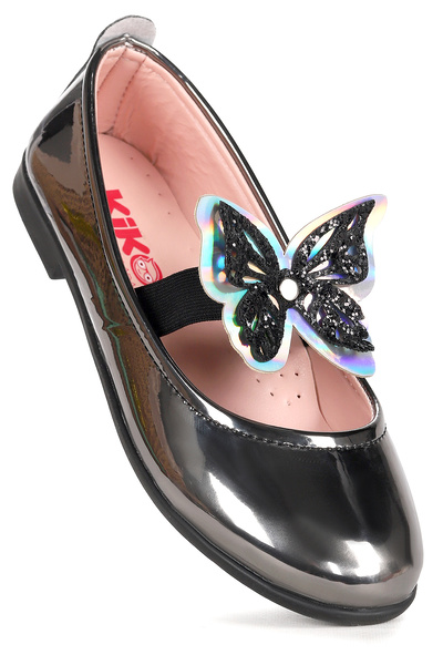 KARAMAZI حذاء راقصة الباليه للفتيات من Menz Mirror Butterfly