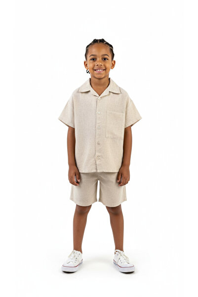 Booni Jooni Linen Shorts Set