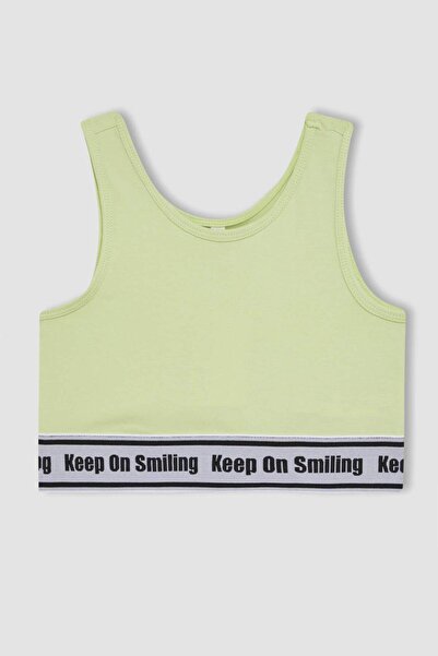 DeFacto قميص بدون أكمام برقبة دائرية للفتيات C4719A824SM