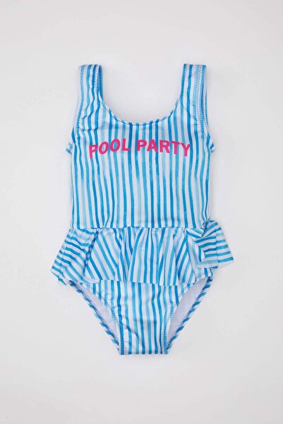 DeFacto Patterned Swimsuit Baby Girl C0799A524Sm