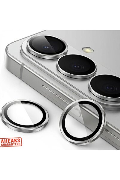 aheaks واقي عدسة الكاميرا لهاتف Galaxy S26 / S26 Plus [مقاوم للصدمات][سهل الت...