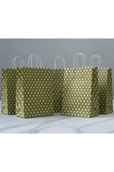 aybaş kağıtçılık 1.Kalite 18x24 Cm ( 15 Adet ) Gold Renk Beyaz Benekli Kraft ...