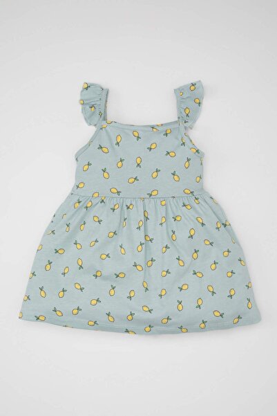 DeFacto Patterned Sleeveless Dress Baby Girl C0078A524Sm