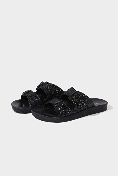 DeFacto Ženske papuče od umetne kože sa visokom đonom C7239AX24SM