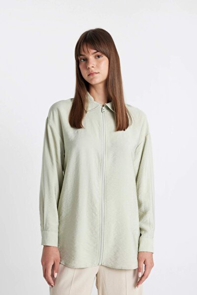 DeFacto Relax Fit Long Sleeve Shirt Tunic C8855Ax24Sm