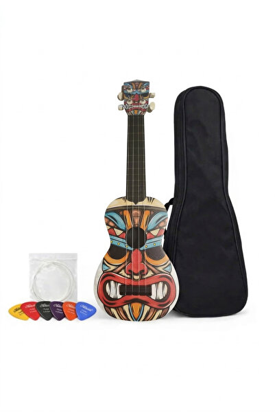 gonzales Ουκουλέλε Σοπράνο με Σχέδιο Προσώπου