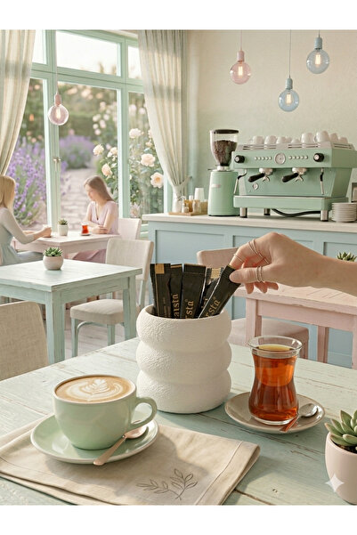 PLASTOBE BULUT Stick Şekerlik (5 Adet) Kafe Restoran Masaüstü Şekerlik, Dekor...